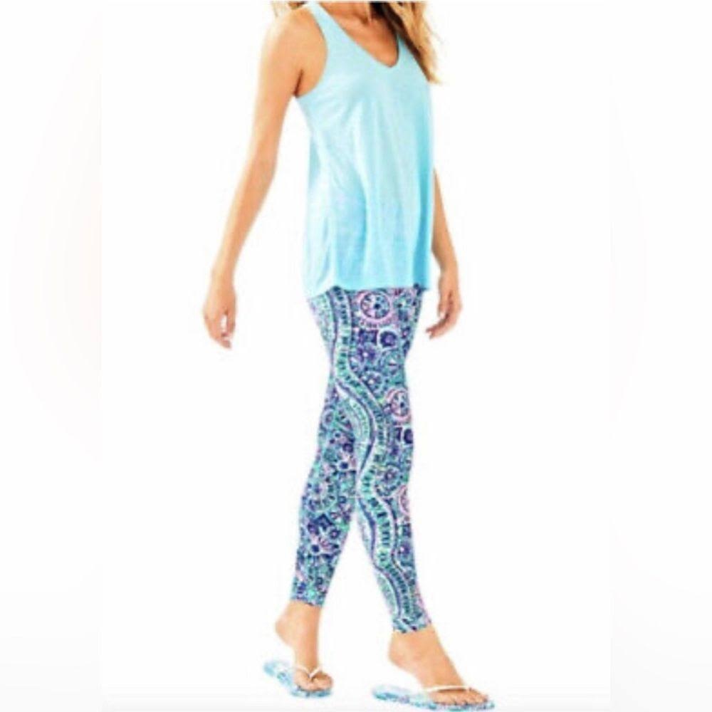 Lilly Pulitzer Luxletic leggings in The Swim
